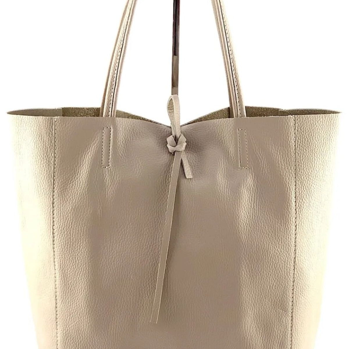Leather Shoulder Tote Bag