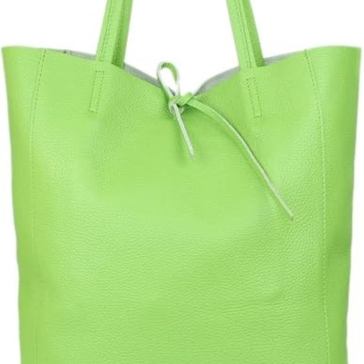 Leather Shoulder Tote Bag
