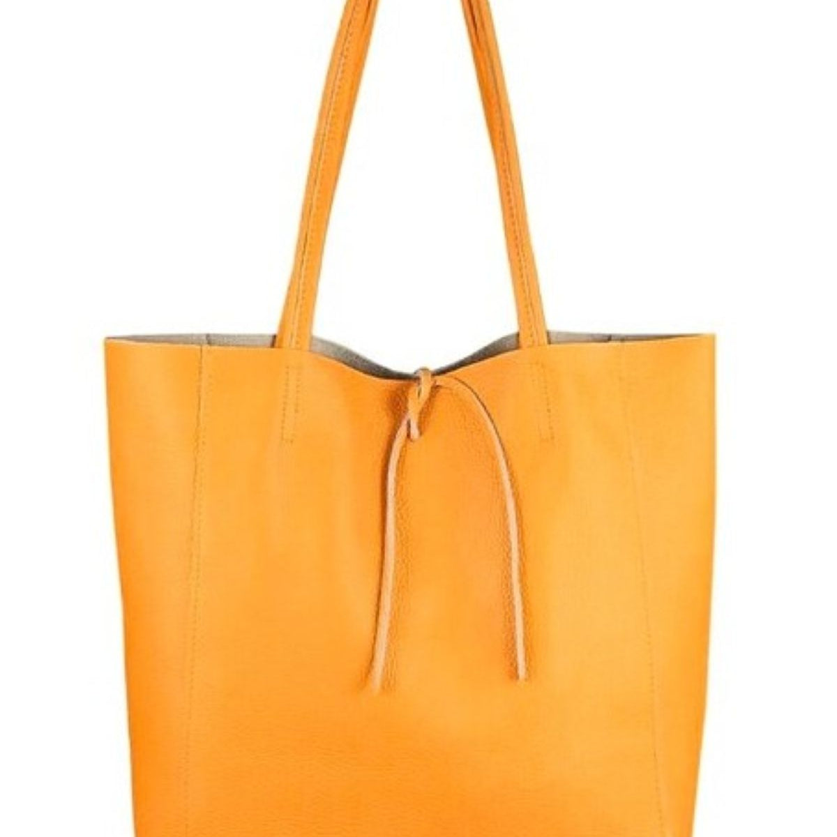 Leather Shoulder Tote Bag
