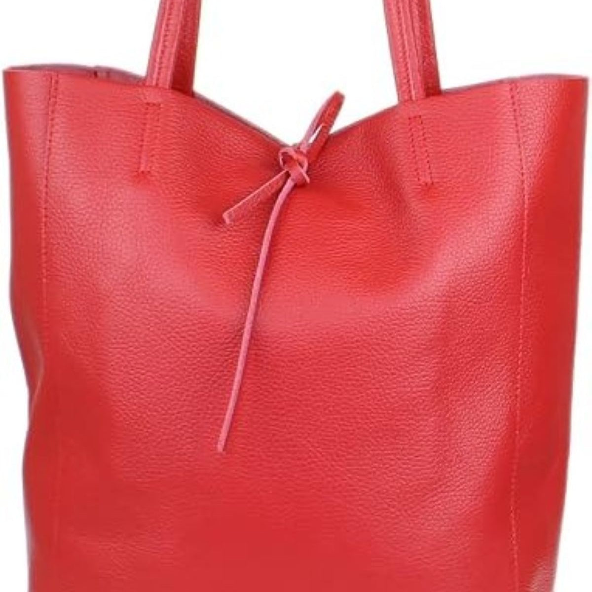 Leather Shoulder Tote Bag