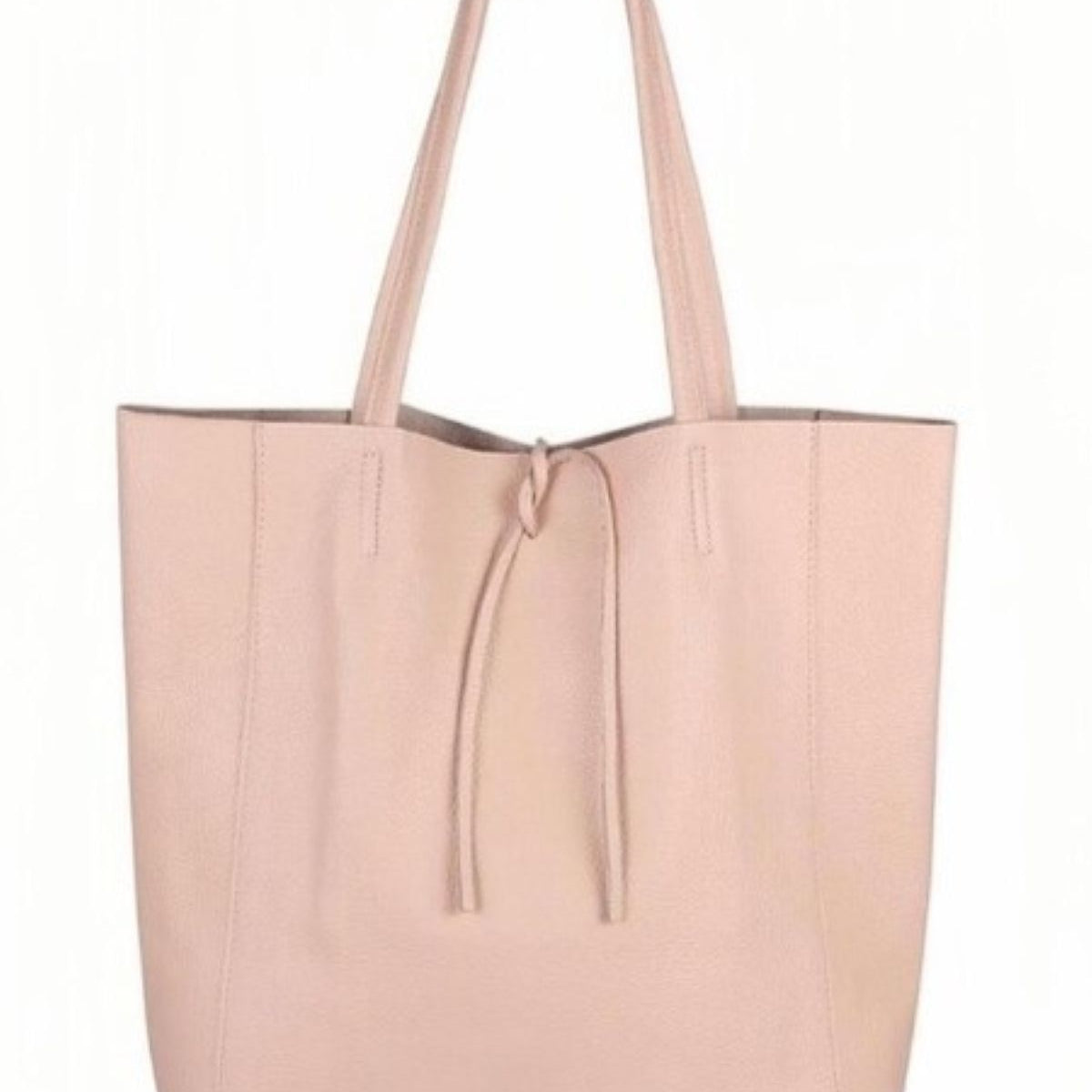 Leather Shoulder Tote Bag