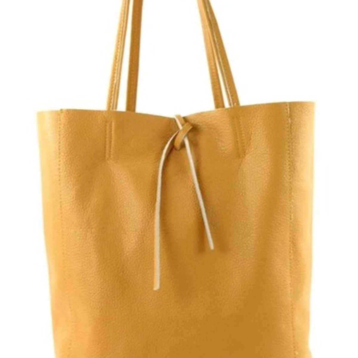Leather Shoulder Tote Bag