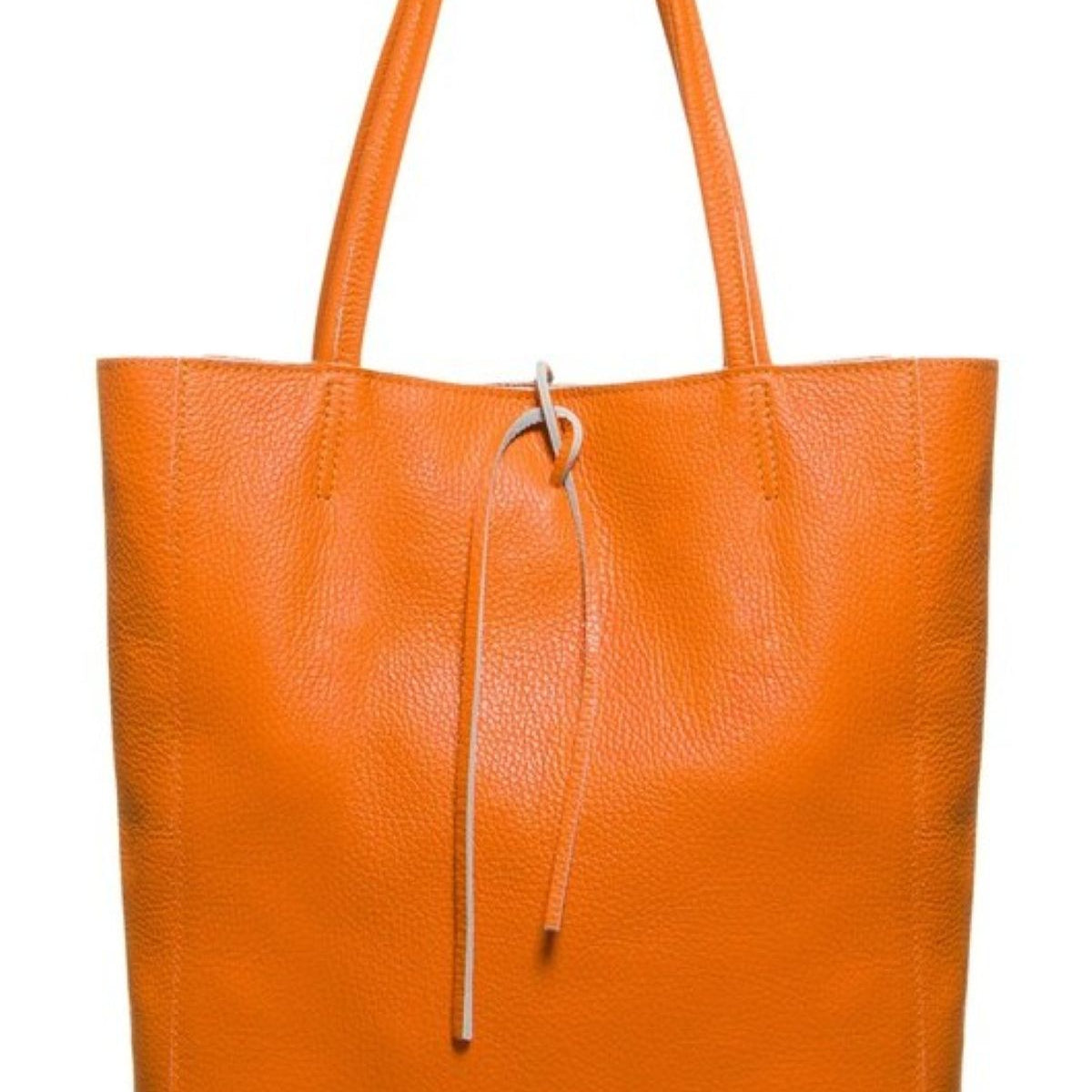 Leather Shoulder Tote Bag