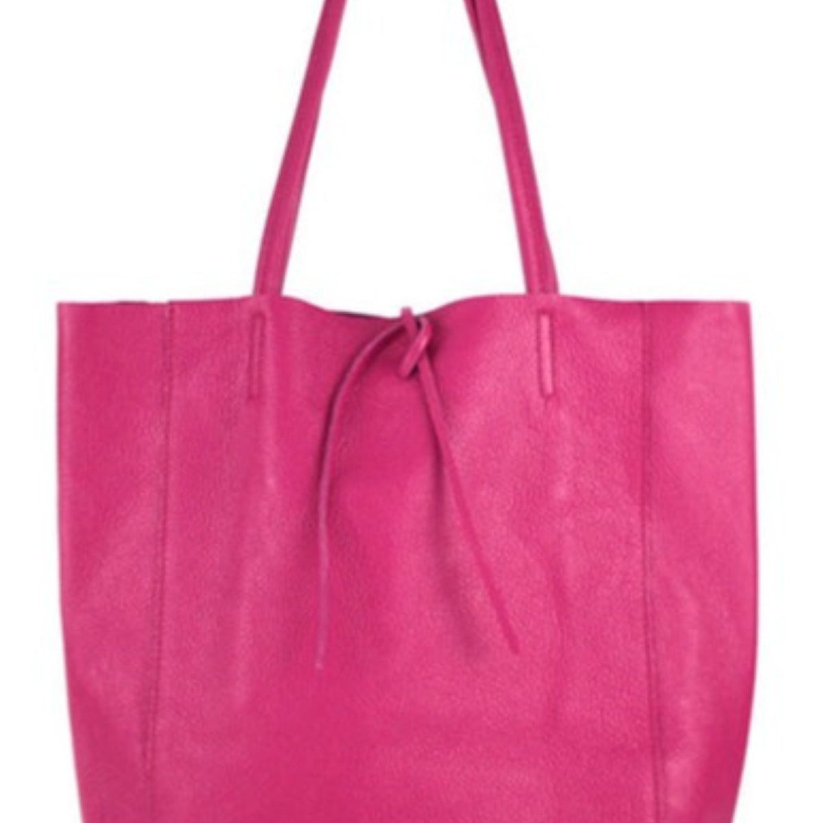 Leather Shoulder Tote Bag