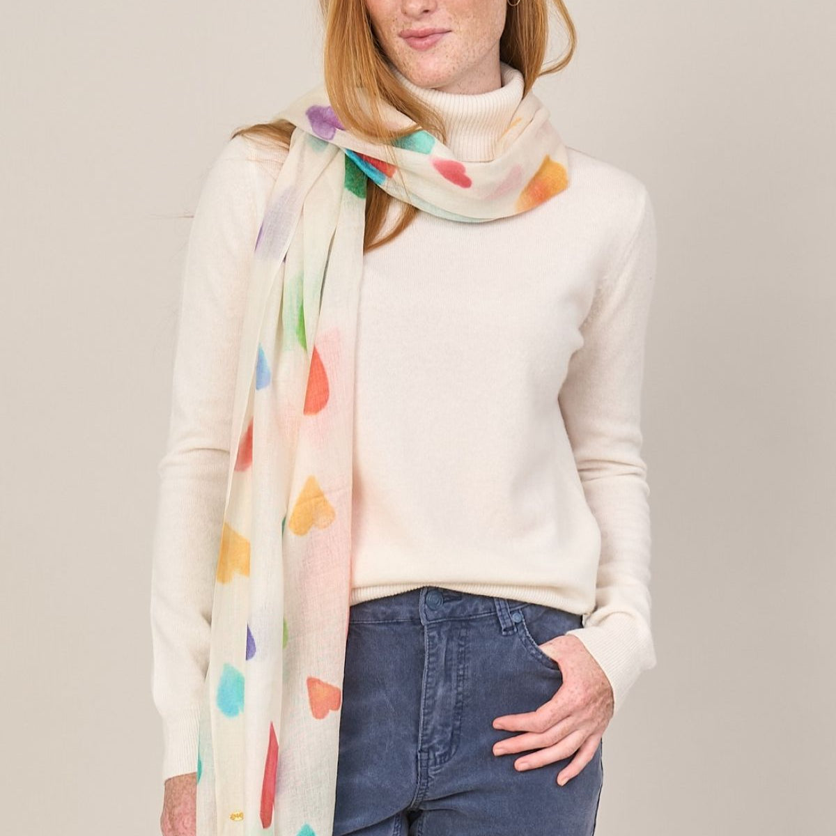 Amour Cashmere & Silk Scarf