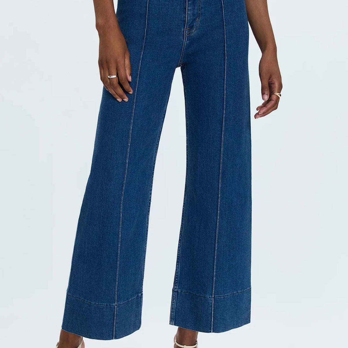 Penny Ankle Pintuck HR Wide Leg
