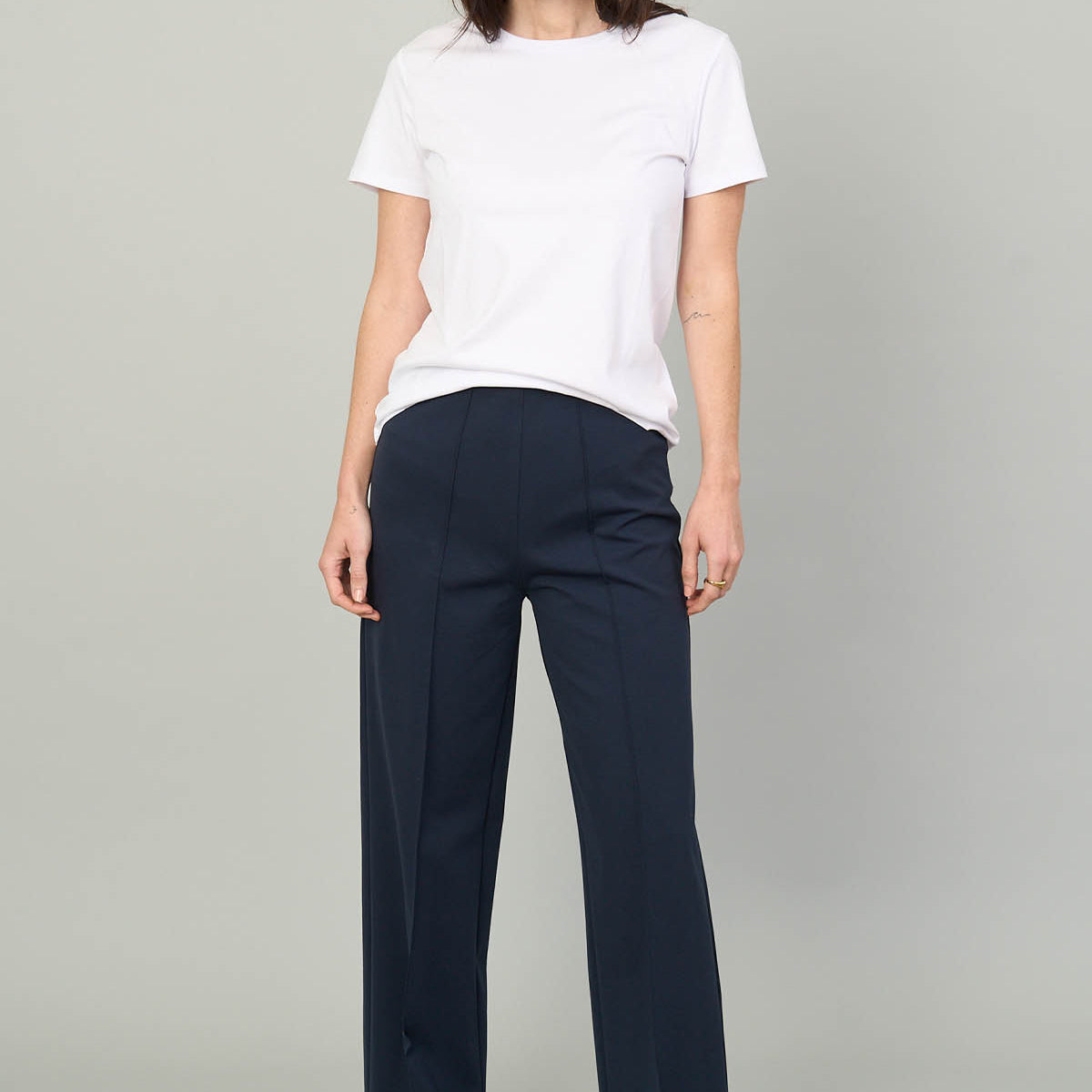 Wide Leg Ponte Pant