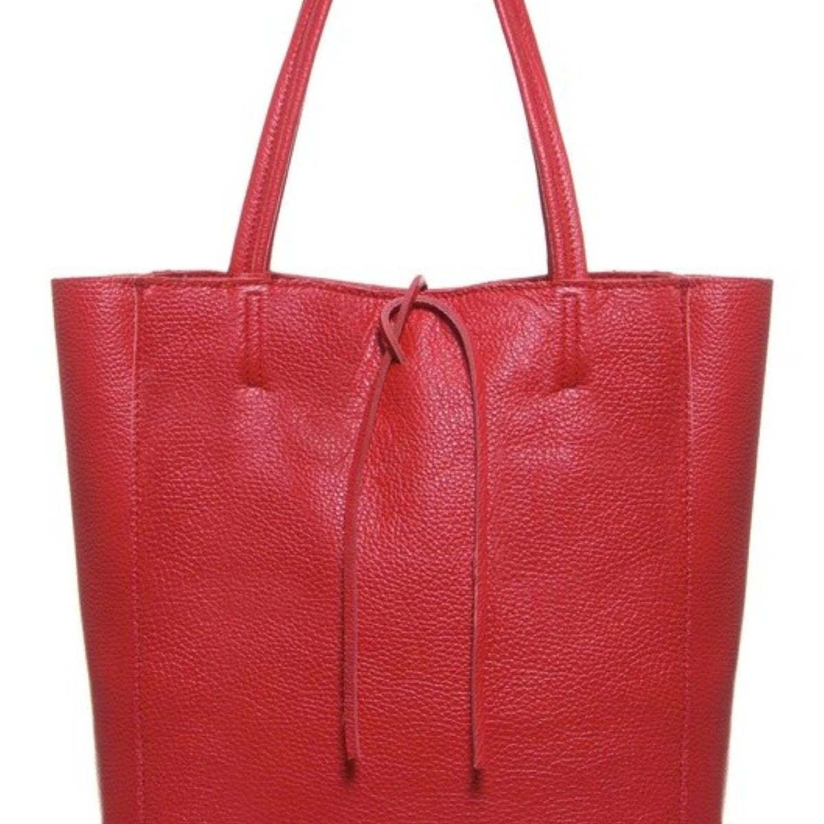 Leather Shoulder Tote Bag