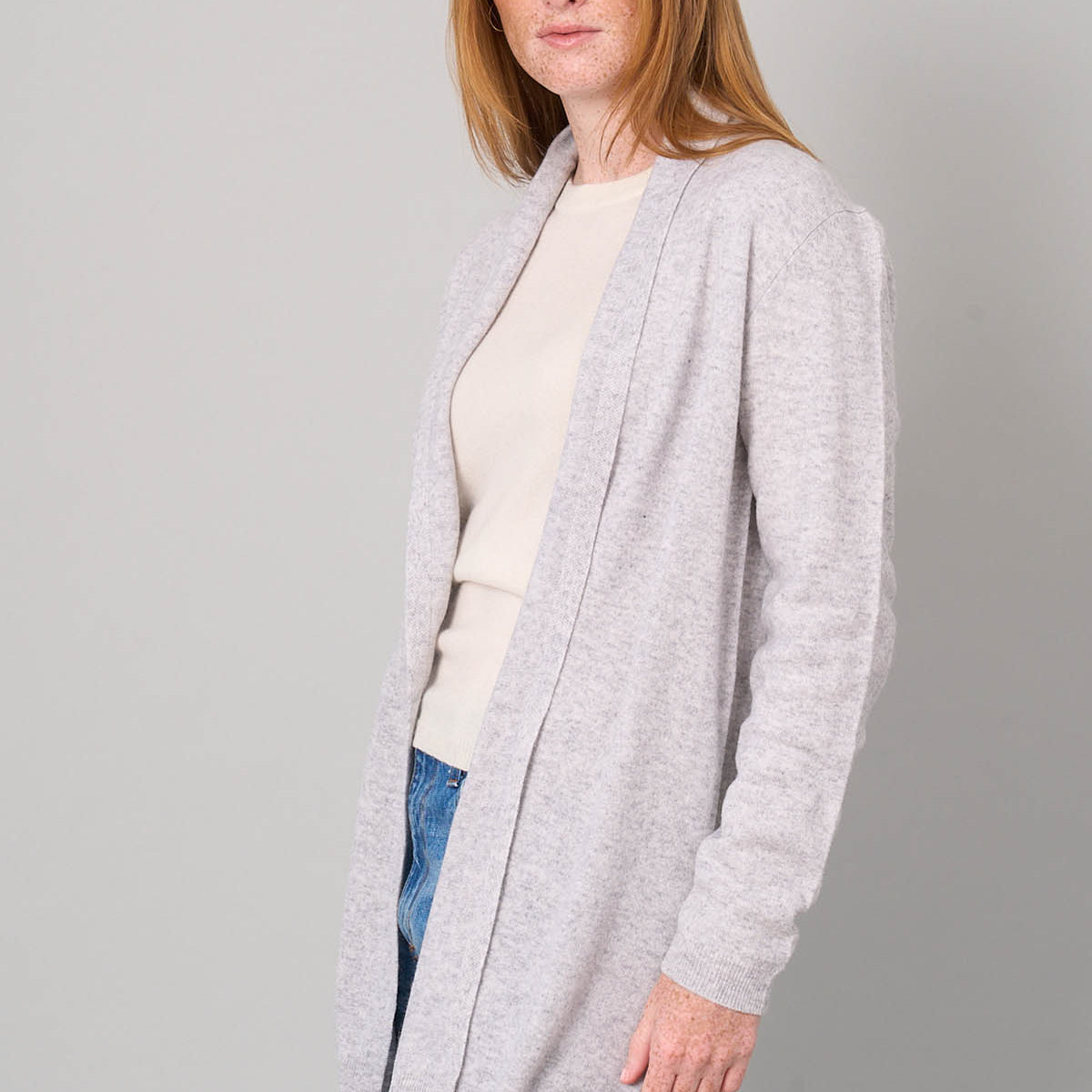 Rolled Collar Cardigan