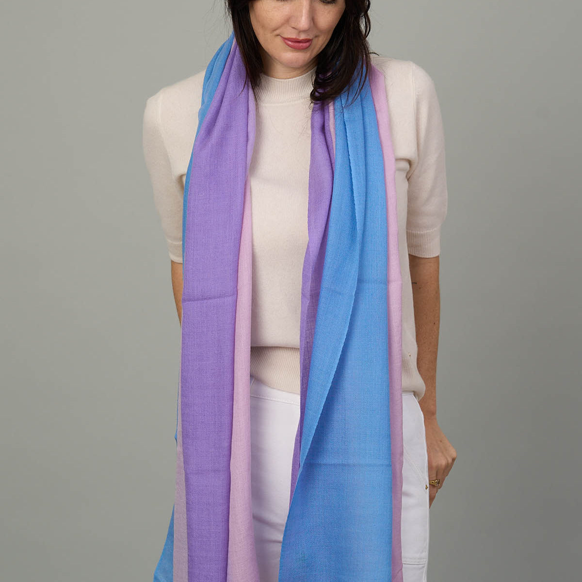 Cashmere & Wool Ombre Scarf