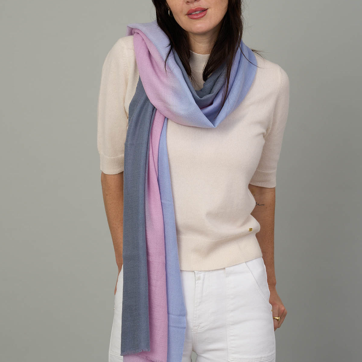 Cashmere & Wool Ombre Scarf