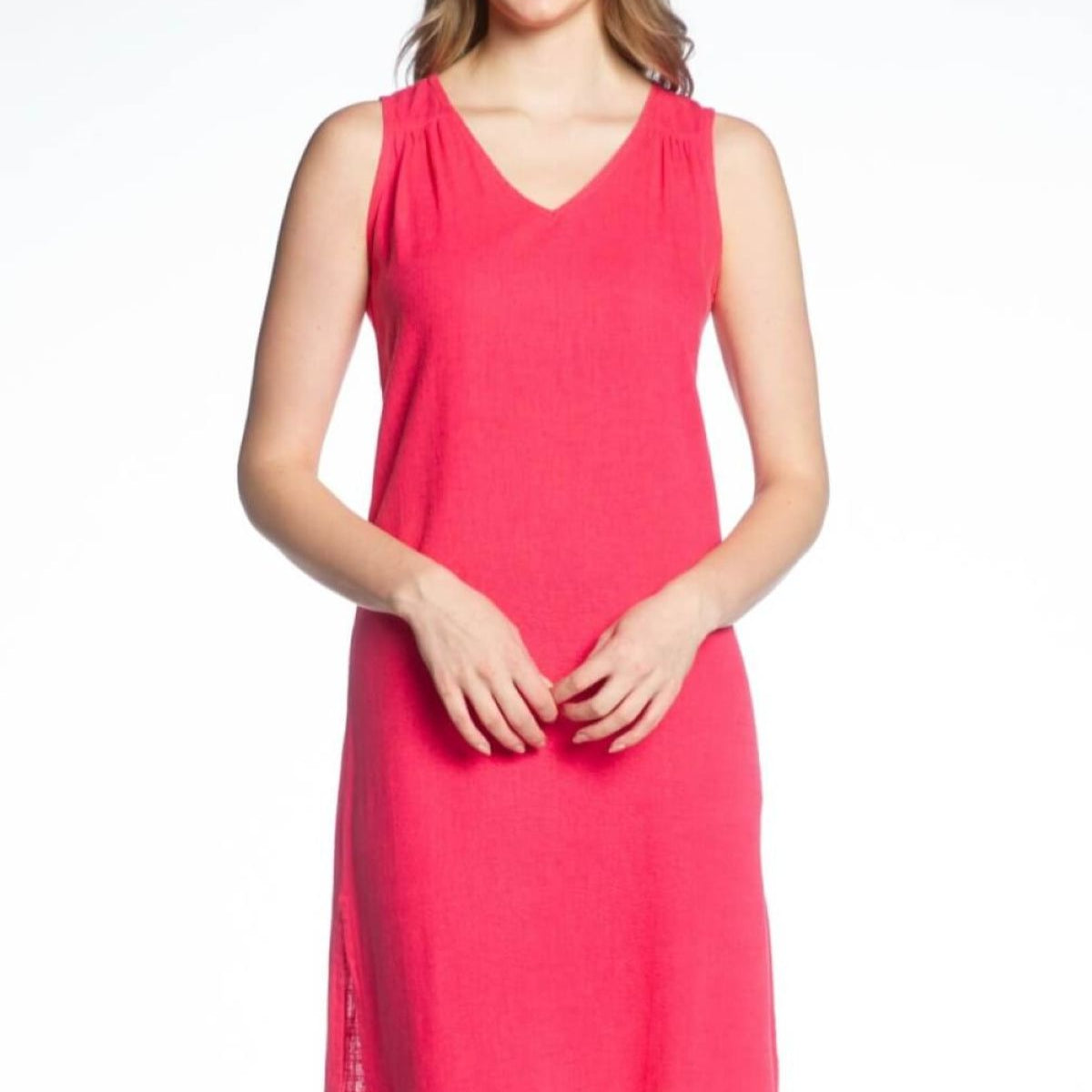 Sleeveless V-Neck Dress