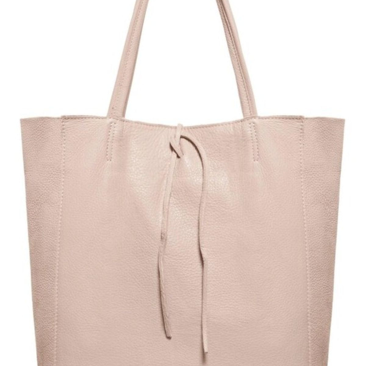 Leather Shoulder Tote Bag
