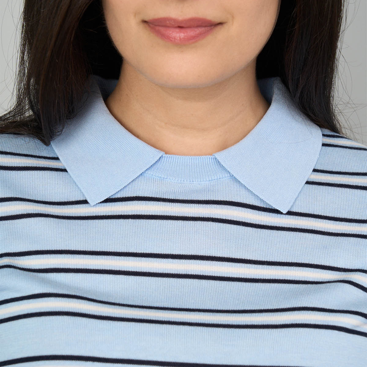 Short Sleeve Polo Sweater