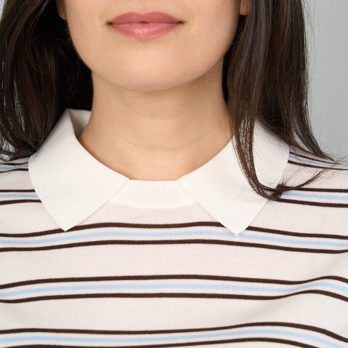 Short Sleeve Polo Sweater