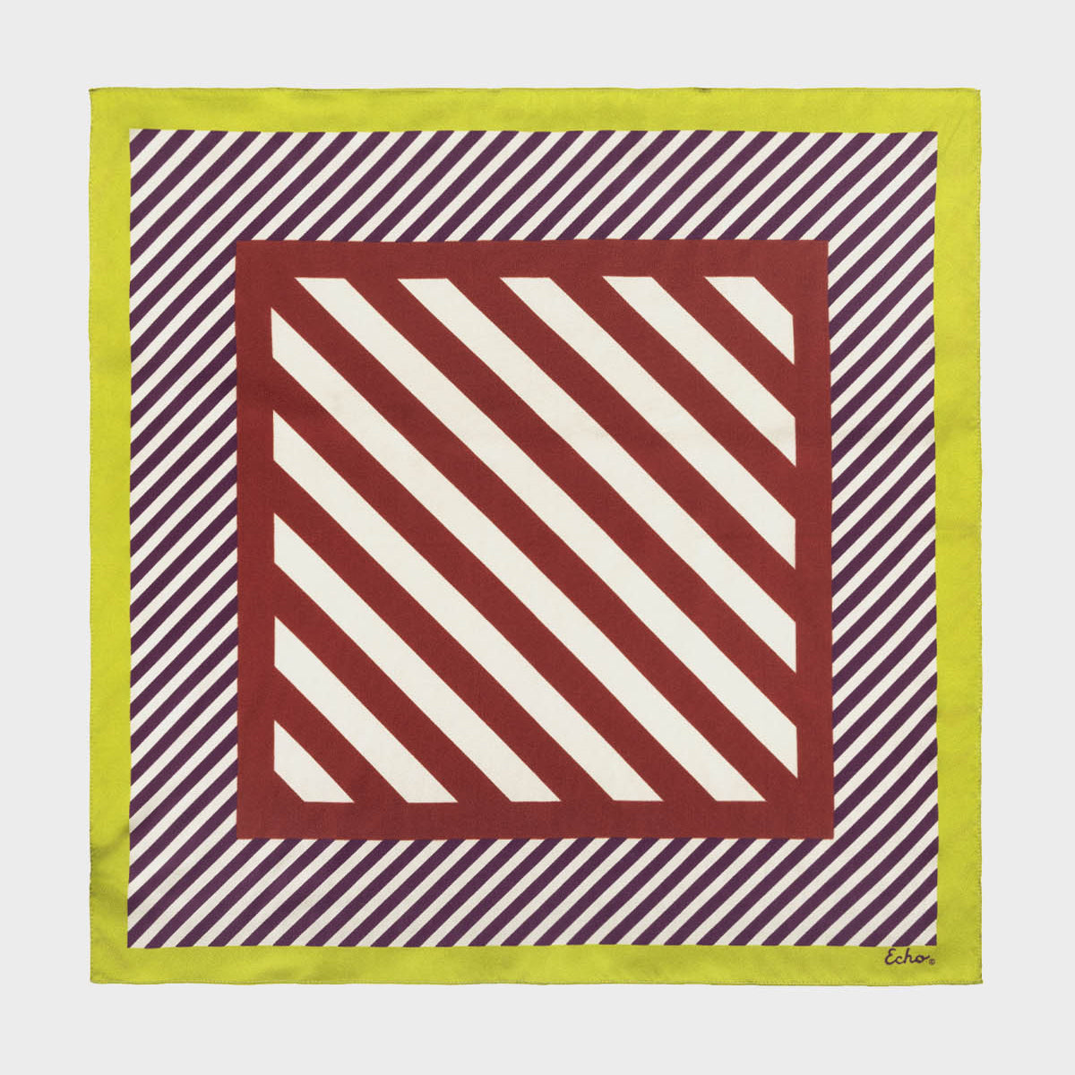 Stripes Silk Bandana