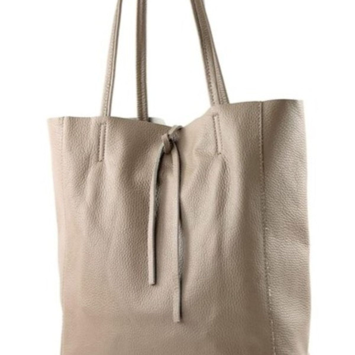Leather Shoulder Tote Bag