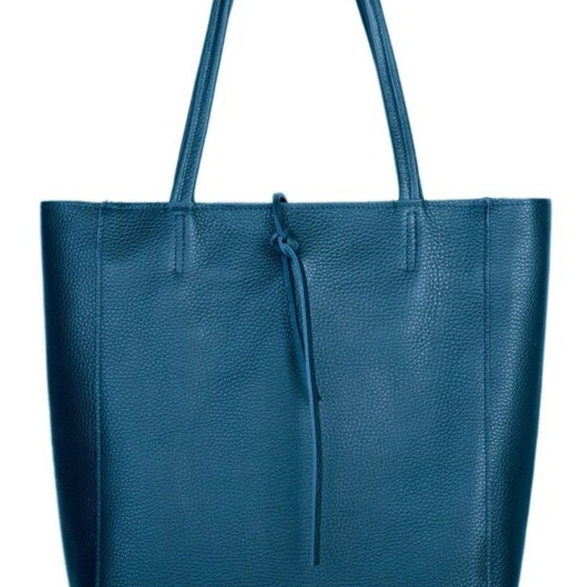 Leather Shoulder Tote Bag