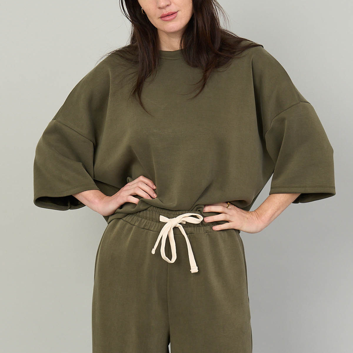 Short Sleeve Scuba Lounge Set