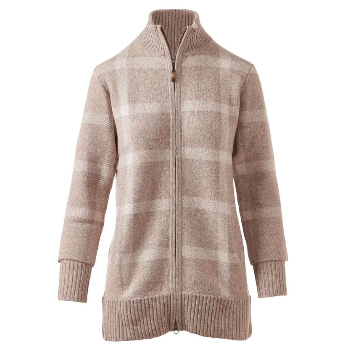 Zip Mock Cardigan