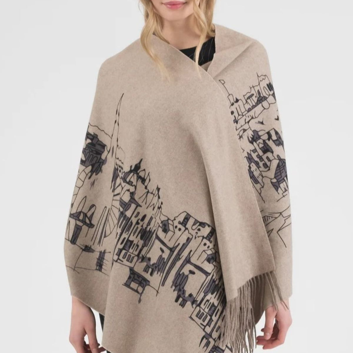 Skyline Cashmere Stole