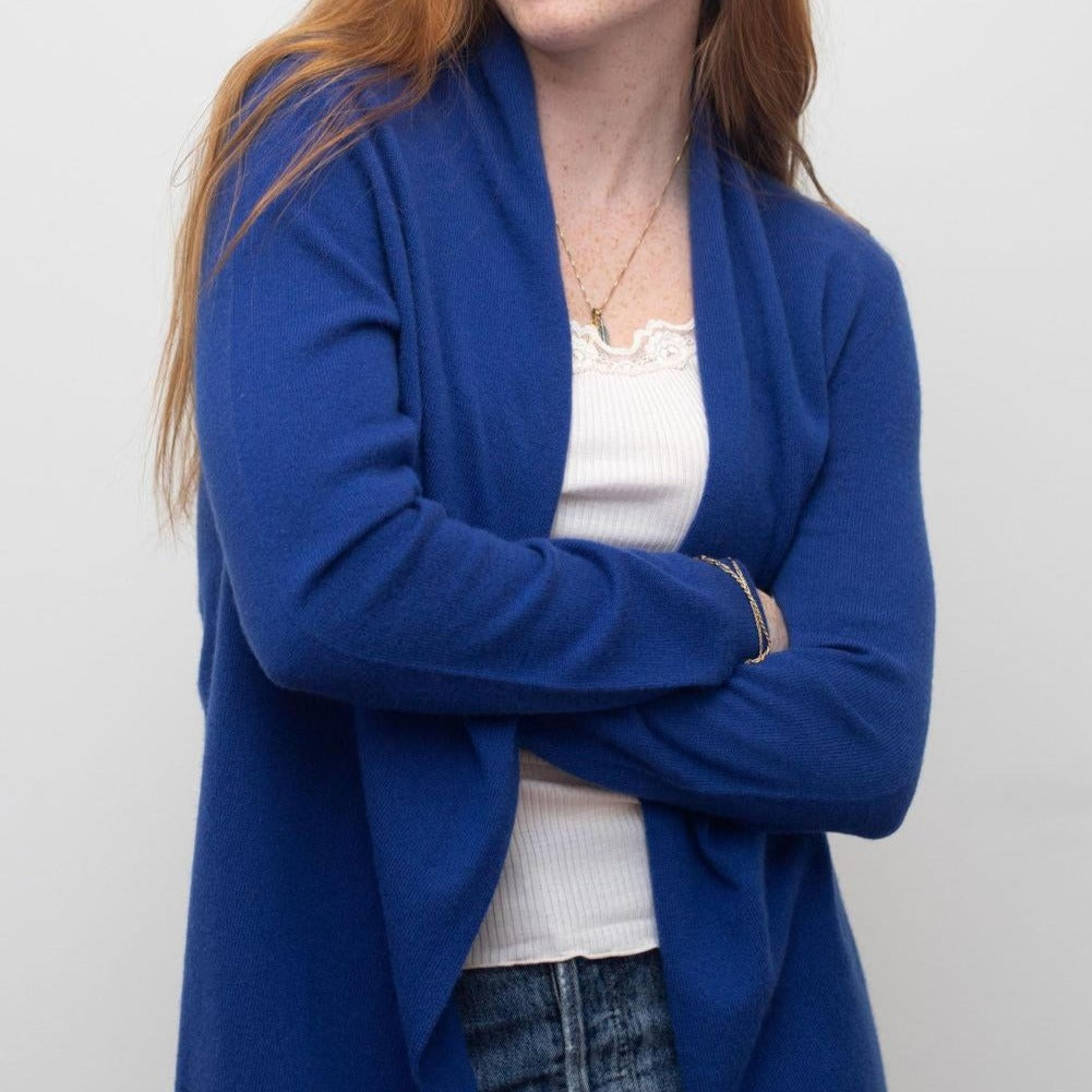 Rolled Collar Cardigan