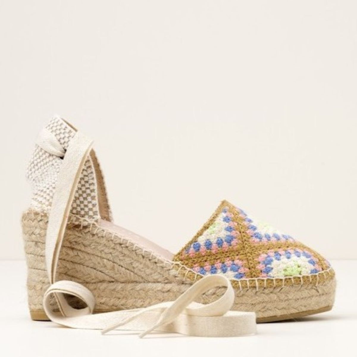 Crochet Wedge Espadrille