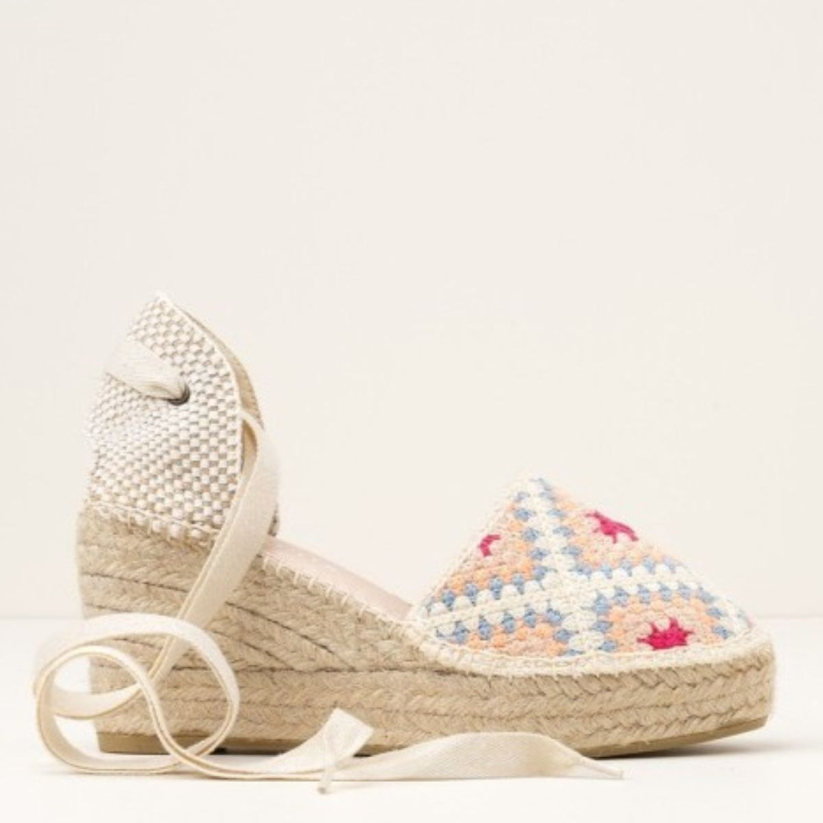 Crochet Wedge Espadrille