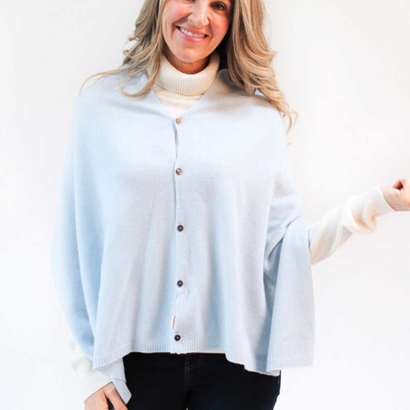 Lemonwood - Peony Button Poncho