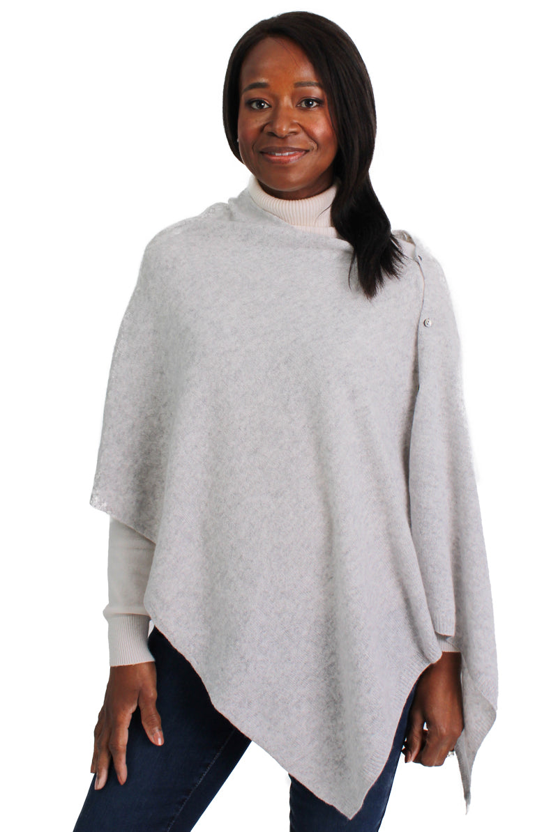 Lemonwood - Peony Button Poncho