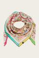 Colorful Paisley Silk Scarf