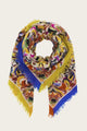 Flowers Wool Square