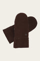 Faux Suede Mittens