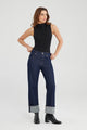 Ruby Mid Waist Cuff Jean