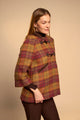 Plaid Cape w/Toggles
