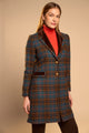 Long Plaid Coat
