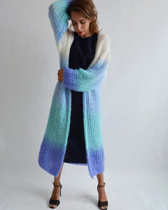 Long Ombre Cardigan
