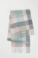5 Square Check Lambswool Scarf