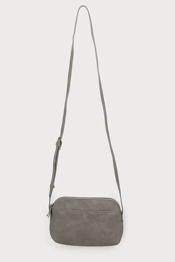 Grey crossbody sale