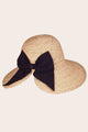 Straw Hat w/Large Bow