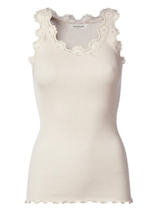 Silk top w/ Lace