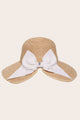 Straw Hat w/Large Bow