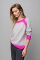 Cashmere Sweater w/Sprayed Detail