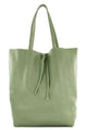 Leather Shoulder Tote Bag