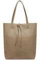 Leather Shoulder Tote Bag