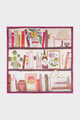 Bookworm Silk Square