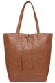 Leather Shoulder Tote Bag