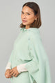 Peony Button Poncho