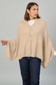 Peony Button Poncho