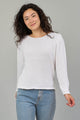Crew Neck Cotton Sweater